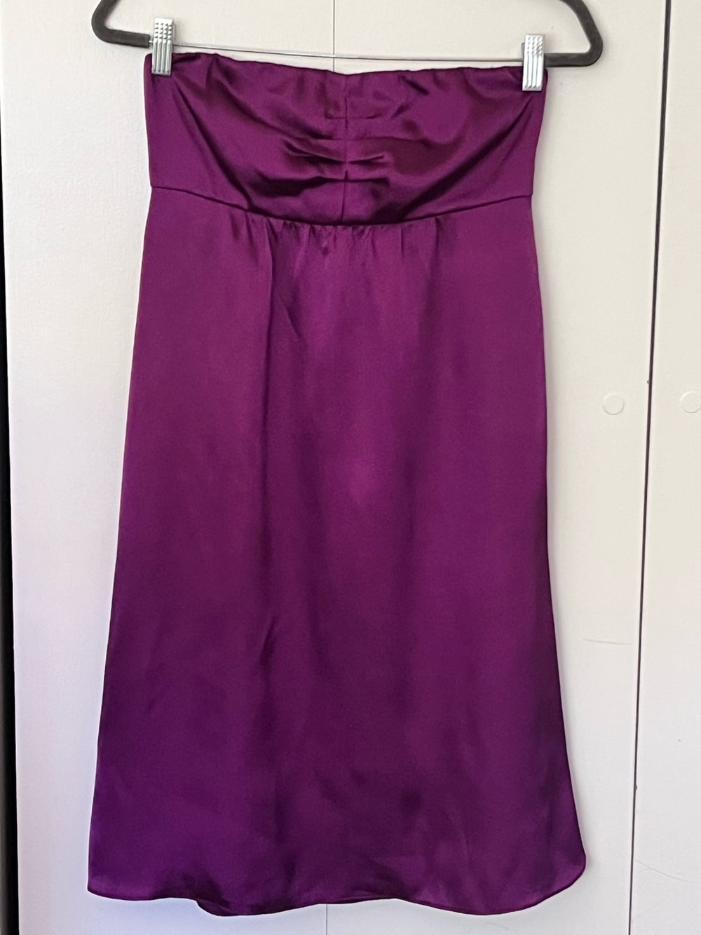 The Limited Strapless Tie-back Dress in Fuchsia Size 8 NWT